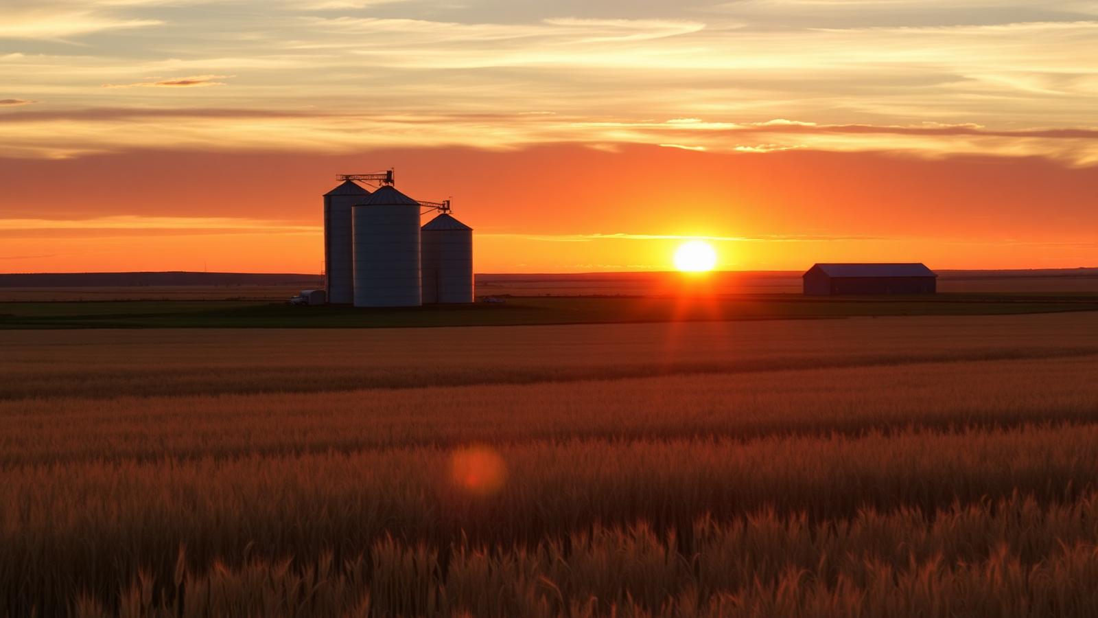 North Dakota skyline