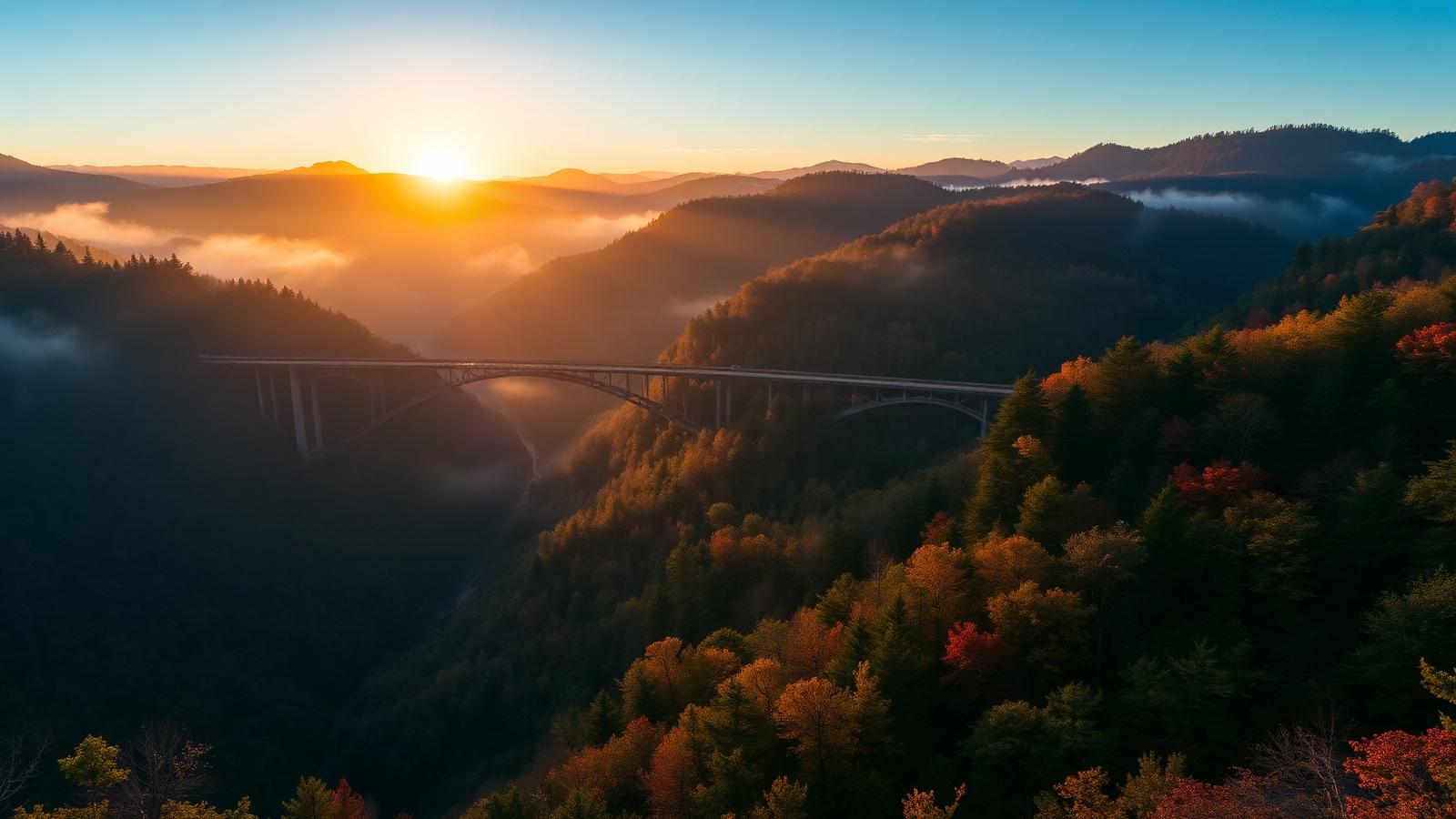 West Virginia skyline